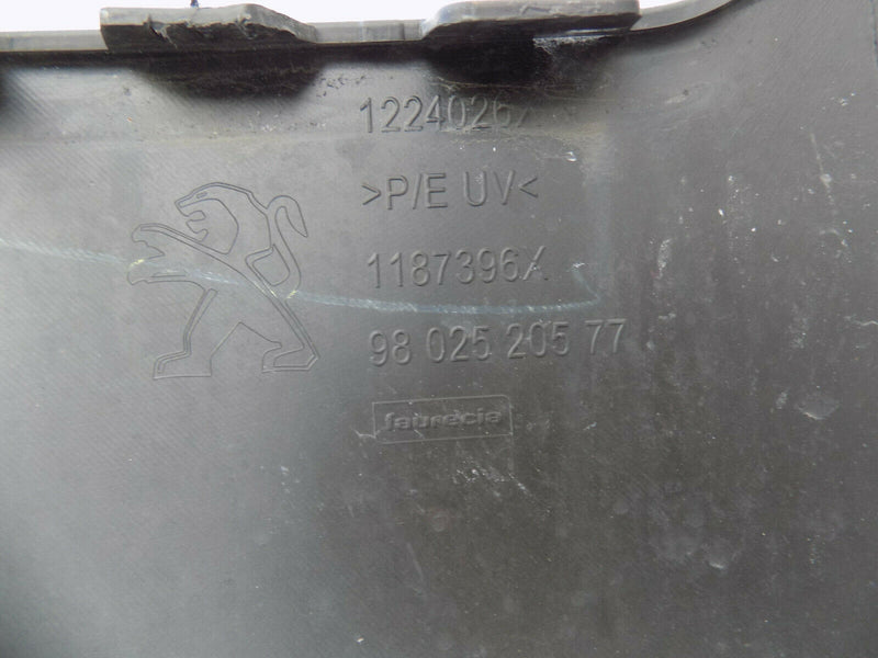 PEUGEOT 2008 - 2013 2014 2015 2016 FRONT BUMPER LOWER SECTION 9802520577