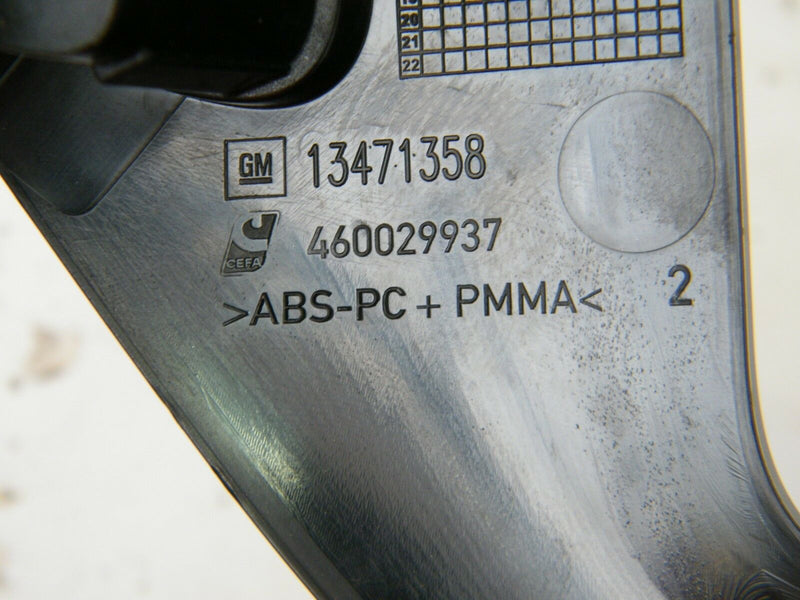 VAUXHALL CORSA E 2014-ON FRONT PIANO BLACK RADIO SURROUND TRIM SWITCH 13471358