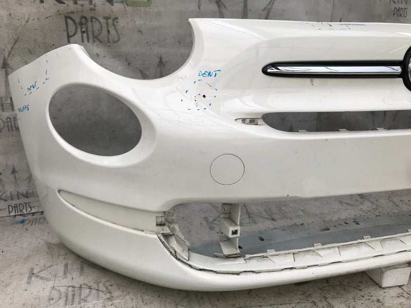 FIAT 500 LOUNGE FACELIFT 2015-23 FRONT BUMPER & TOP BADGE LOGO 735619491