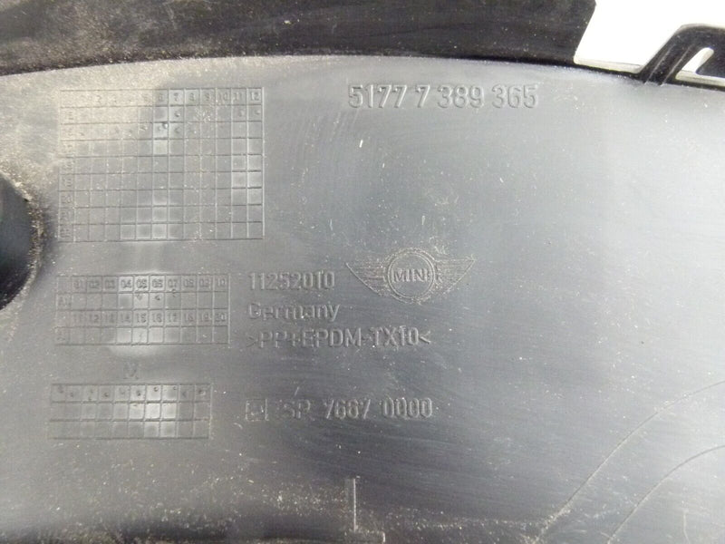MINI COUNTRYMAN F60 2017-20 FRONT LEFT WHEEL ARCH TRIM GENUINE 5177 7389365 W325