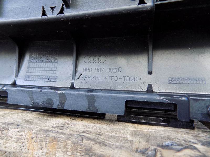 AUDI Q5 8R S-LINE 2012-2016 FACELIFT BLACK REAR BUMPER GENUINE 8R0807385C -B0119