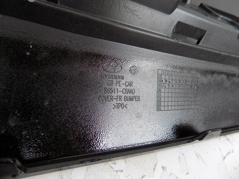 HYUNDAI i20 (GB) FACELIFT 2018-ON BLACK FRONT BUMPER GENUINE 86511-C8AA0