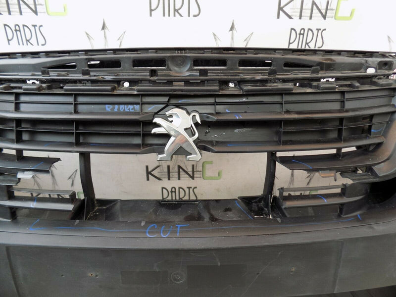 PEUGEOT PARTNER TEPEE FCL 15-17 BLACK FRONT BUMPER WITH GRILL 9810923377