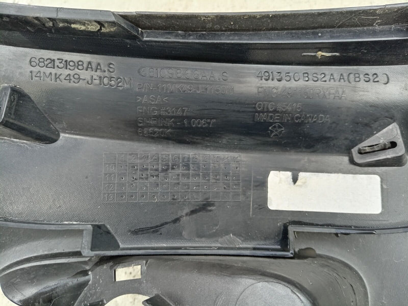 JEEP COMPASS 2011-2016 FACELIFT FRONT BUMPER UPPER SECTION 491000A