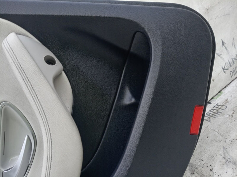MERCEDES C CLASS W205 2014-2021 PASSENGER SIDE REAR DOOR CARD BLACK & BEIGE #
