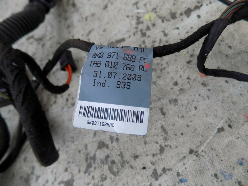 AUDI A4 B8 TFSI 2008-2015 REAR RIGHT SIDE   WIRING LOOM HARNESS 8K097168