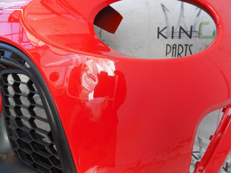 FIAT 500 ABARTH 595 2016-UP FCL FRONT BUMPER RED+GRILL OEM 735633044