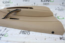 BMW 3 SERIES E91 2005-2013 TOURING FRONT LEFT DOOR CARD PANEL LEATHER BEIGE
