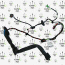 MERCEDES W204 2007-2014 WIRING LOOM HARNESS REAR DOOR RIGHT DRIVER SIDE O/S