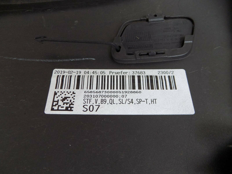 AUDI A4 S-LINE B9 8W 2019-ON GREY FRONT BUMPER GENUINE 8W0807437
