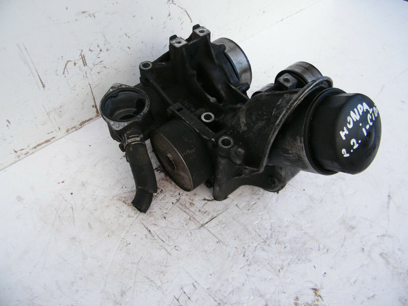 HONDA CRV CR-V MK2 II 2006-2007 GENUINE WATER PUMP HOUSING & OIL COOLER, FILTER