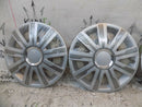 X4 15" UNIVERSAL DESIGNED WHEEL TRIM HUB CAPS CAR VAN TRAILER 4PC PLASTIC