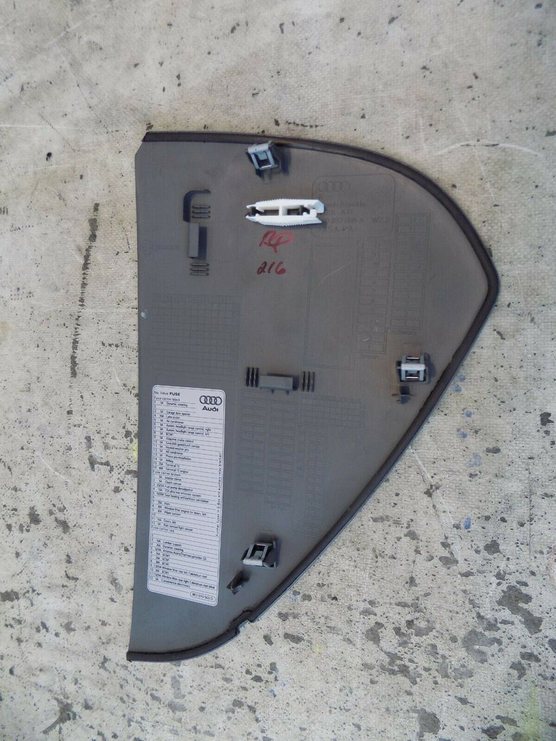 AUDI A4 B8 TSFI 2008-2015 RIGHT DRIVER SIDE DASHBOARD END TRIM 8K0857086A