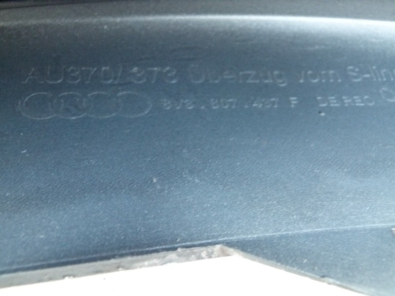 AUDI A3 SPORTBACK S-LINE 2013-2016 FRONT BUMPER GENUINE 8V3807437