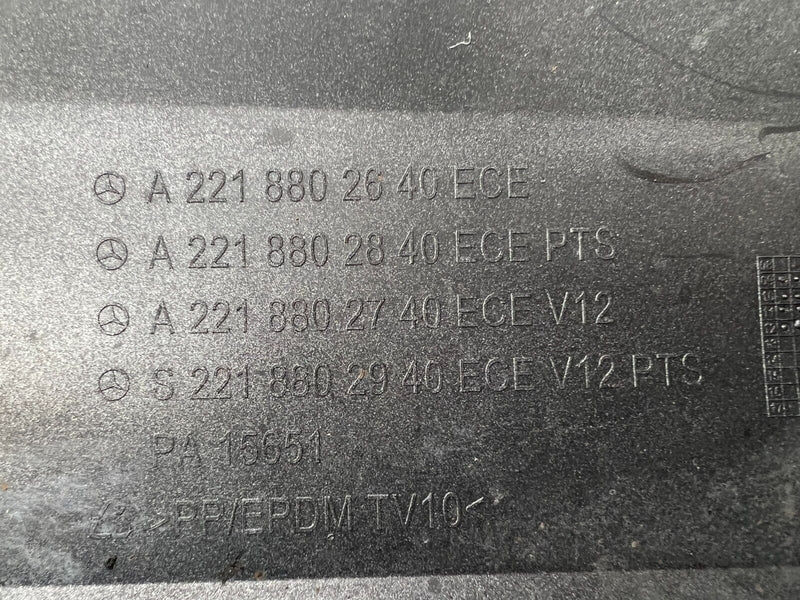 MERCEDES S CLASS W221 2009-2013 FACELIFT REAR BUMPER PDC A2218802640