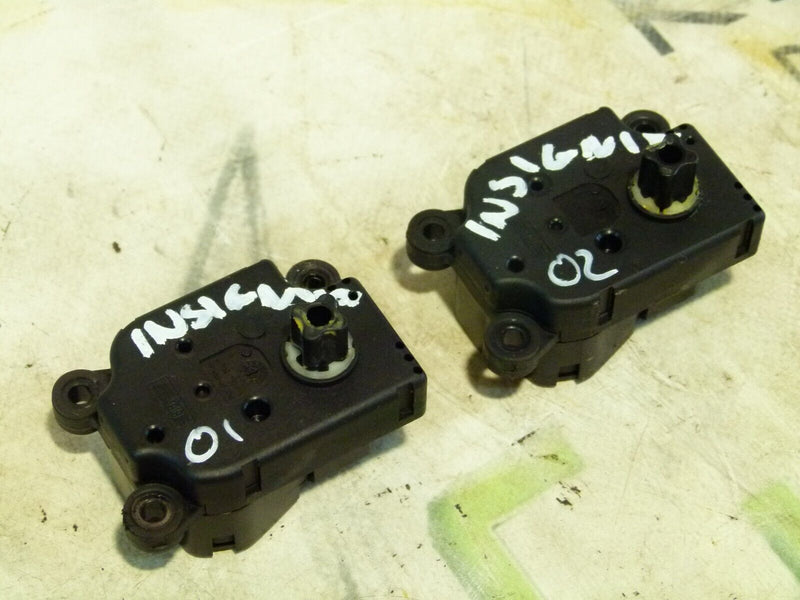 VAUXHALL INSIGNIA 08-17 PAIR HEATER MOTOR FLAP ACTUATOR GENUINE 52433779R0