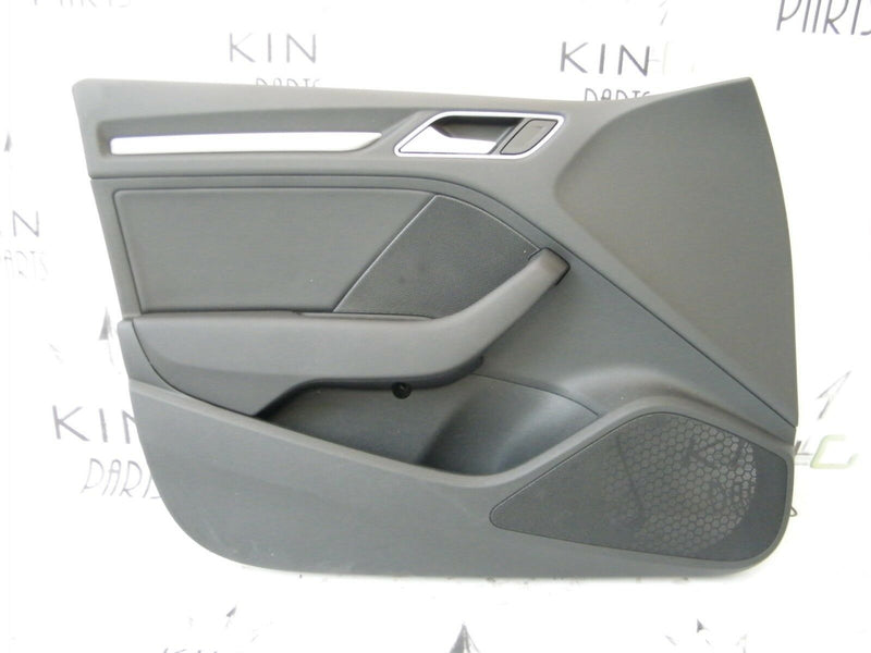 AUDI A3 8V 2012-2016 S-LINE 5DR FRONT LEFT DOOR CARD PANEL HANDLE WINDOW SWITCH