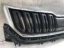 SKODA KODIAQ 16-18 FRONT BUMPER TOP GRILL GRILLE BONNET CAMERA HOLES 565853653A