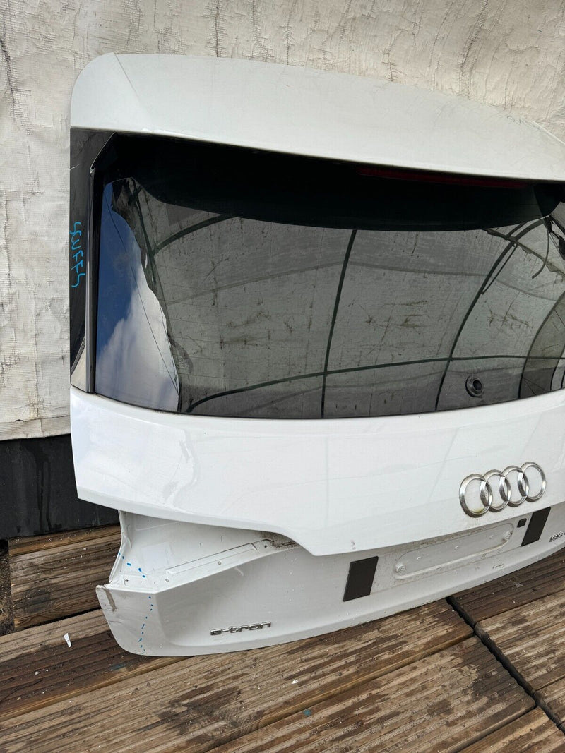 AUDI E-TRON 2018-ON GENUINE ALUMINIUM BOOT LID TAILGATE PANEL in WHITE