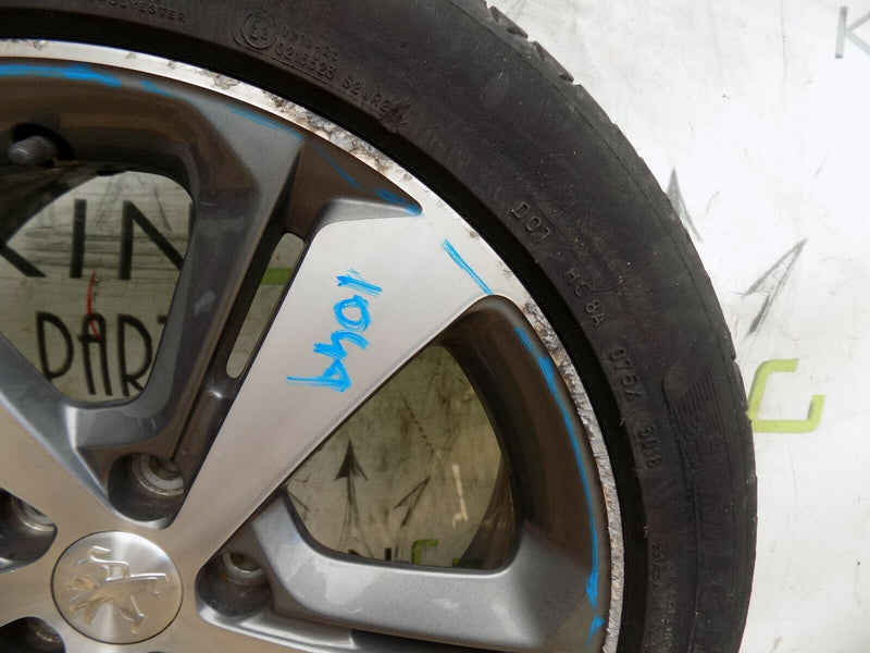 PEUGEOT 3008 17" ALLOY WHEEL 7.5Jx17 ET45 + TYRE 9677980777 - GENUINE