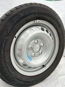 VW TRANSPORTER T5 T6 16" STEEL RIM & TYRE 205/65/16C 6.5J ET51 7H8601027D