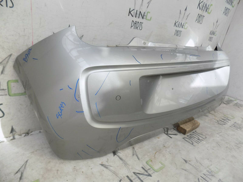 VW UP 2012-2016 REAR BUMPER IN SILVER GENUINE OEM 1S6807421