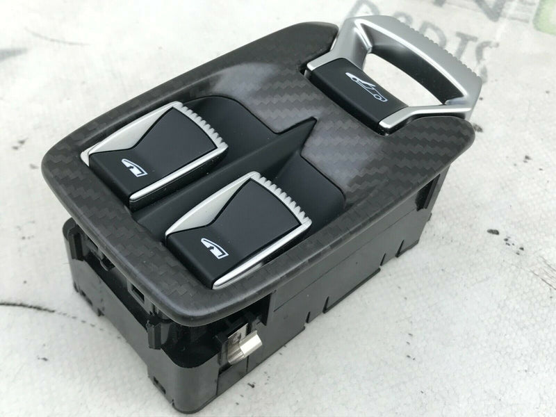 MCLAREN 720S DRIVER SIDE ELECTRIC DOOR WINDOW SWITCH IN CARBON *NEW* 14M0133CP