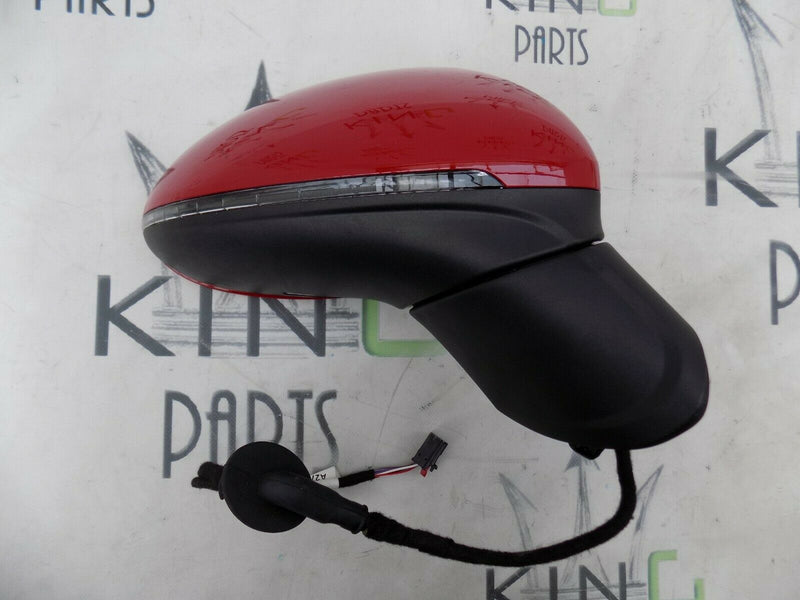 PORSCHE CAYENNE II 2011-2017 RIGHT DOOR SIDE WING MIRROR LIGHT RED 11+2 PIN