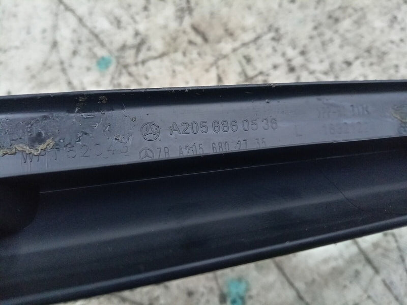 MERCEDES C CLASS W205 2016-21 LEFT SIDE FRONT SILL TRIM COVER A2056860536 #