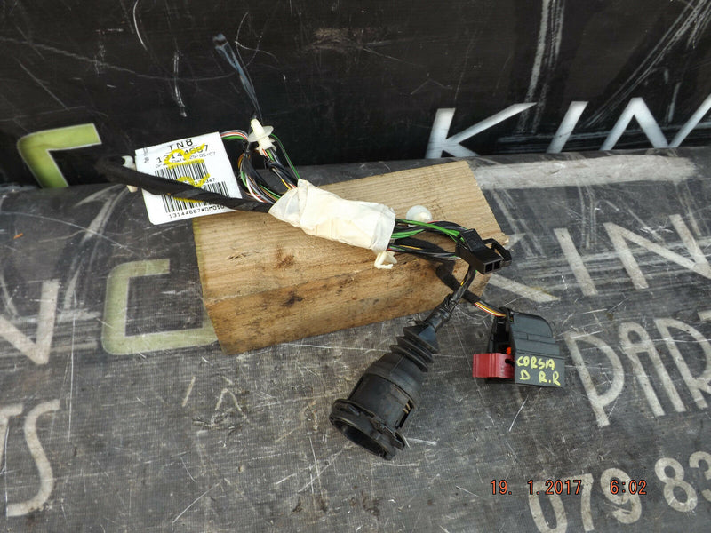 VAUXHALL CORSA D MK3 2006-ON GENUINE WIRING LOOM HARNESS REAR DOOR RIGHT SIDE