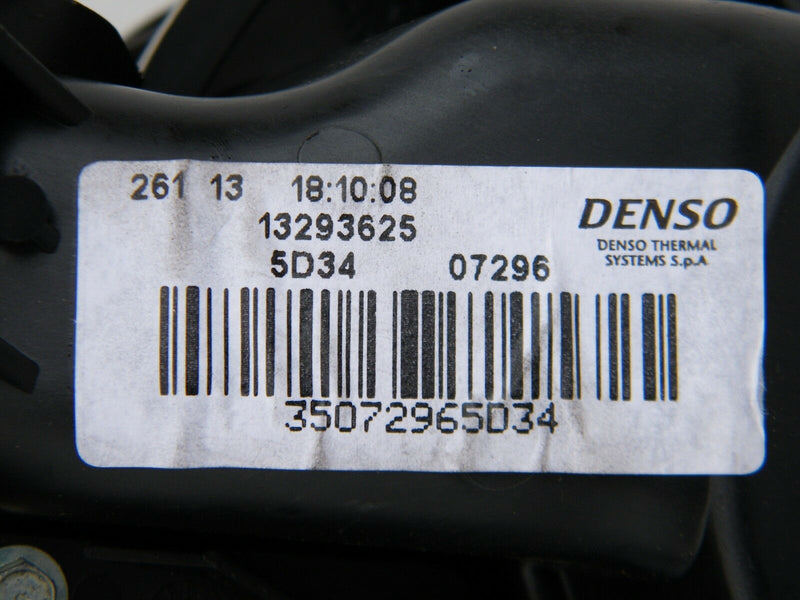 VAUXHALL ADAM 2012-2016 MATRIX BOX GENUINE HEATER BLOWER FAN 13293625