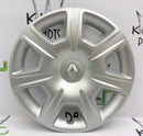 RENAULT LODGY, DOKKER 2012-ON GENUINE 15" SILVER WHEEL TRIM CAP COVER 403156416R