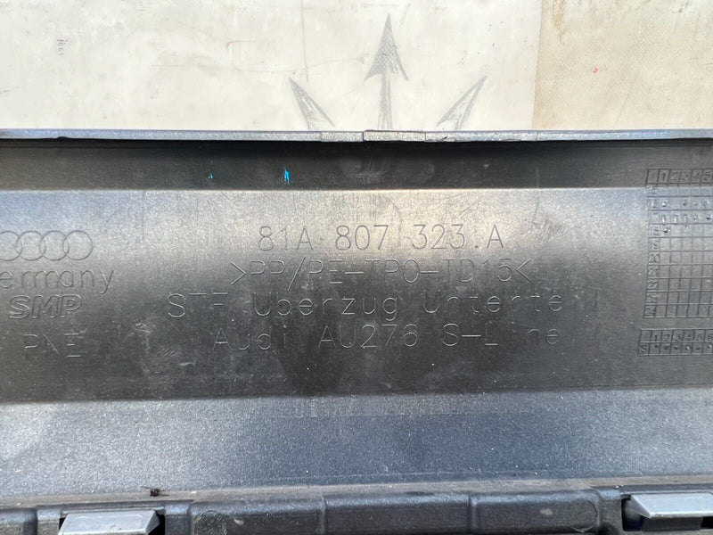 AUDI Q2 S LINE 2016-2019 REAR BUMPER LOWER SECTION GENUINE 81A807323