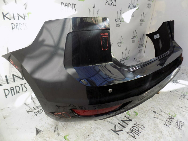 VW TOURAN II MK2 5T 2015-2018 BLUE REAR BUMPER GENUINE 4x PDC 5TA807421 AB