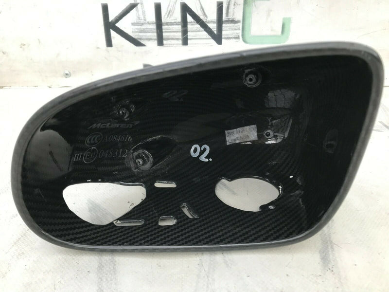 MCLAREN 720S LEFT SIDE MIRROR COVER FULL CARBO GLOSSY *ORIGINAL* 14AB091CP