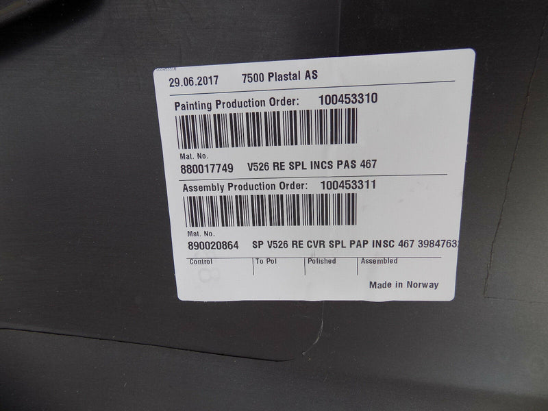 VOLVO XC90 II 2014-2017 REAR BUMPER BLUE GENUINE LOWER PART 31353430 (B0139)