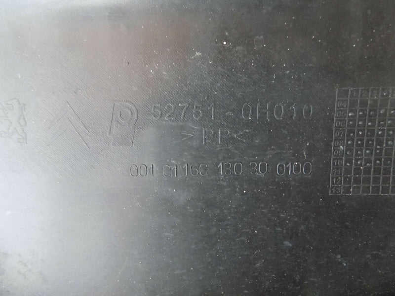 PEUGEOT 107 CITROEN C1 05-14 REAR BUMPER MOULDING TRIM COVER 52751-0H010