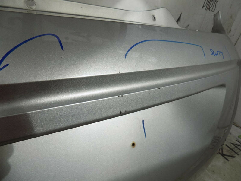 VW UP 2012-2016 REAR BUMPER IN SILVER GENUINE OEM 1S6807421