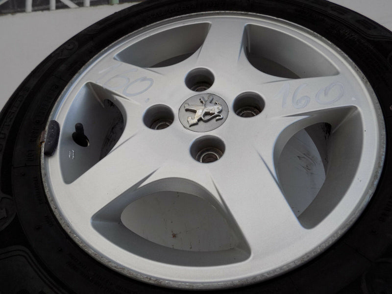 PEUGEOT 207 GENUINE 14' ALLOY WHEEL 5,5Jx14 ET-34 TYRE R14 (160) KING PARTS