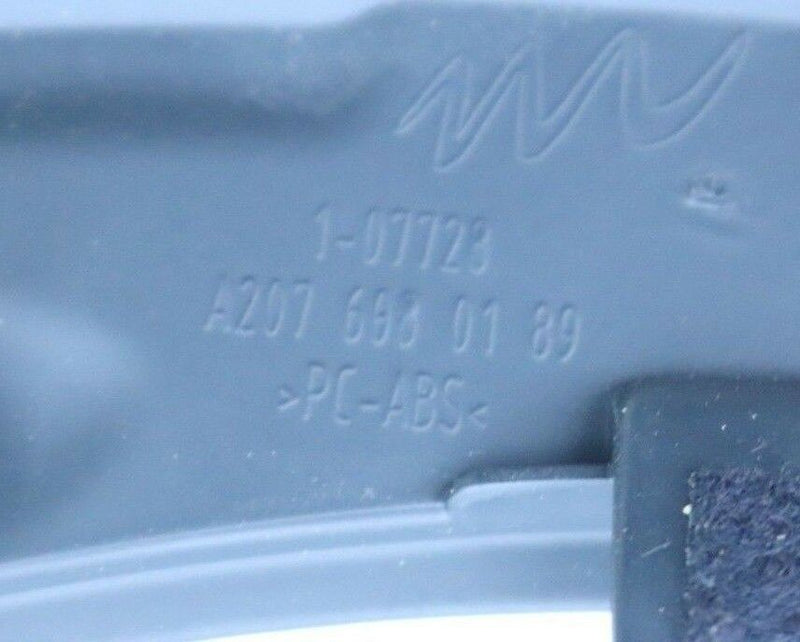 MERCEDES E CLASS A207 2009-2017 CONVERTIBLE INSTRUMENT CLUSTER TRIM A2076080189