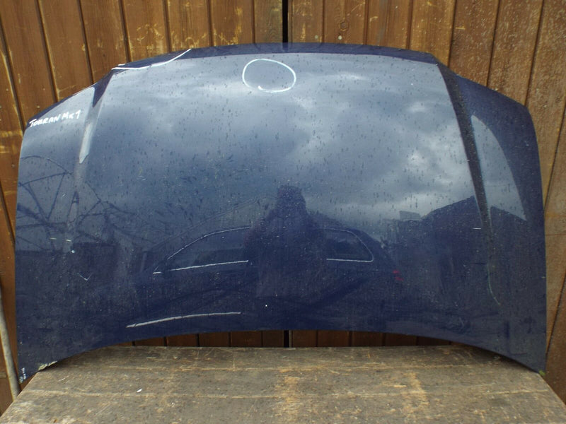 VW TOURAN MK1 2003-2006 GENUINE BONNET IN BLUE