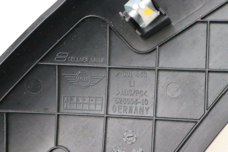 MINI COUNTRYMAN R60 2010-2016 CENTRE CONSOLE LEFT SIDE TRIM DECOR BLACK 9801463