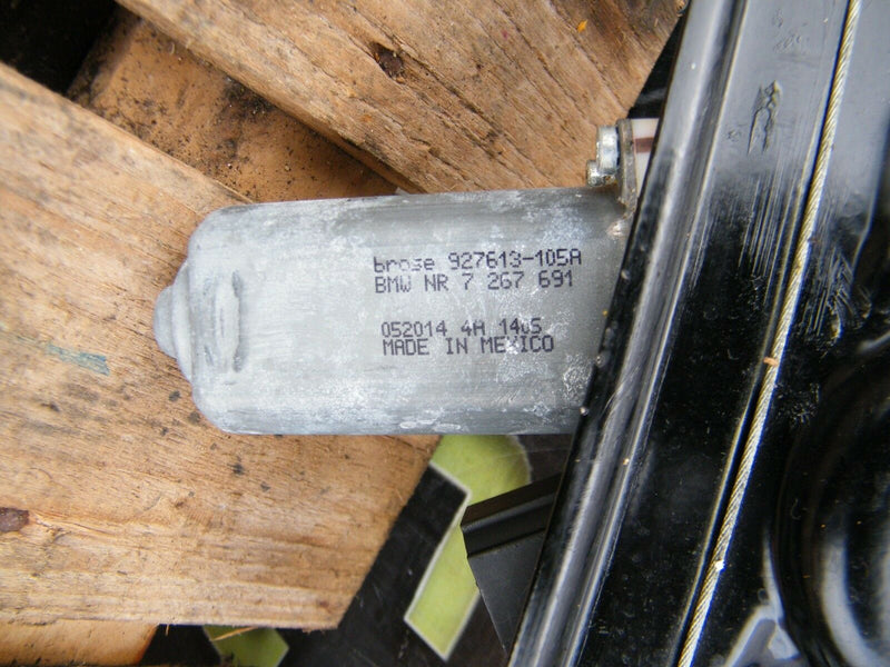 BMW X6 E71 07-14 Rear Left Window Regulator Door Glass Motor Mechanism