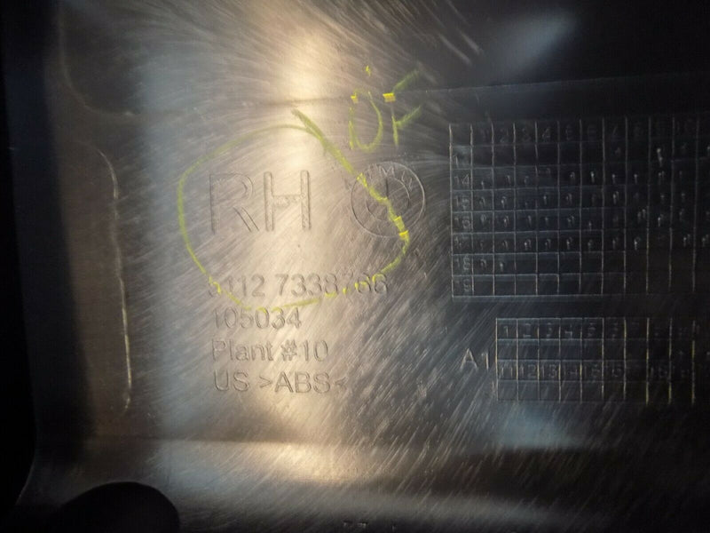 BMW X4 F26 2014-2018 REAR BUMPER RIGHT BRACKET HOLDER 7338766 /B04-74