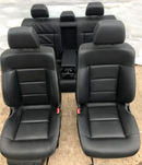 MERCEDES W212 SALOON 09-16  BLACK LEATHER COMPLETE SEATS SET FRONT AND REAR SEAT