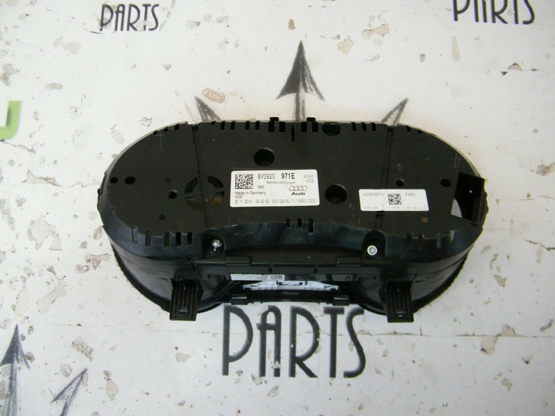 AUDI A3 (8V) 2012-2016 S-LINE 5DR INSTRUMENT CLUSTER SPEEDOMETER -- COVER ONLY