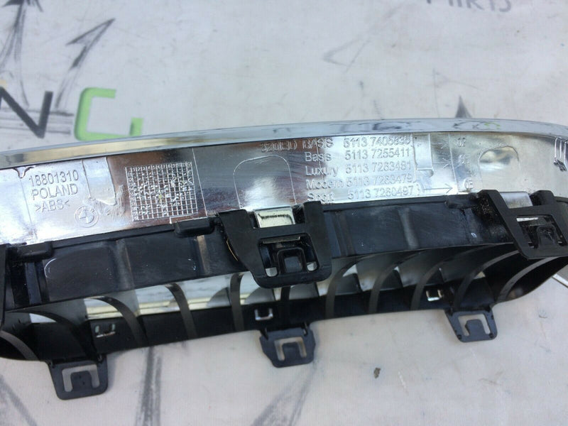BMW F30 F31 LEFT SIDE FRONT BUMPER UPPER GRILL KIDNEY RADIATOR 7263481 LUXURY