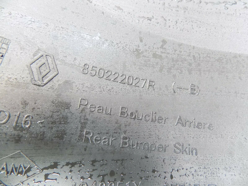 DACIA DUSTER 2017-ON REAR BUMPER GENUINE GREY GENUINE PDC 850222027R