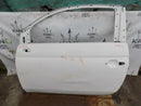 FIAT 500 2007-2015 MK1 FRONT LEFT PASSENGER SIDE DOOR 3D RHD IN WHITE