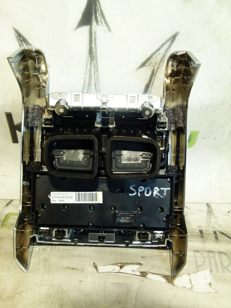 RANGE ROVER SPORT 13-17 L494 AIR CON SWITCH PANEL CONSOLE 674156400202